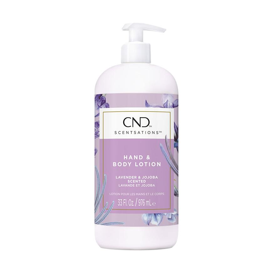 CND Scentsations Lavender & Jojoba Moisturizing Lotion for Dry Skin - Relaxing Aromatherapy Body Care for Spa, Massage & Nighttime Use