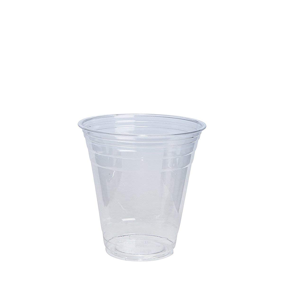 1000 Pack 12 oz Clear PET Plastic Cups - Crystal Clear Disposable Cups for Cold Beverages, Smoothies, Cocktails - Perfect for Parties, Events, and Home Use