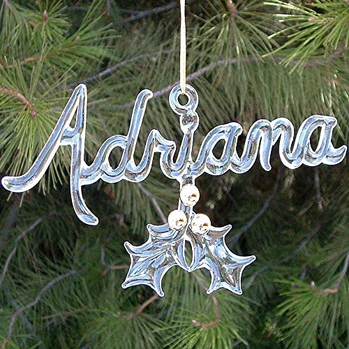 Personalized Hand Blown Glass Christmas Ornament - Custom Holiday Decor for Tree, Gift & Festive Home Decoration