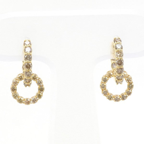 18K Yellow Gold Diamond Stud Earrings for Women - Elegant & Timeless Jewelry Gift for Her - Perfect for Weddings, Anniversaries & Special Occasions