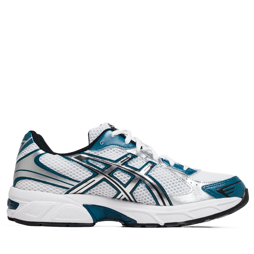 ASICS Gel 1130 Running Shoes for Men & Women - White/Restful Teal - Lightweight Cushioned Sneakers for Jogging, Gym Workouts & Everyday Comfort