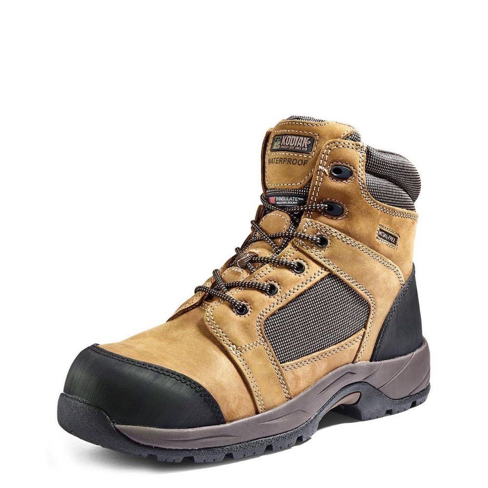 Kodiak Trakker Men's Lightweight Waterproof Composite Toe Hiking Boots 302113 - Durable Work & Outdoor Adventure Footwear