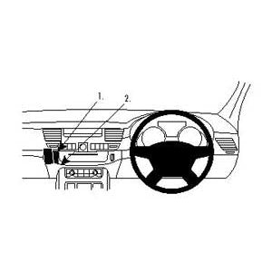 ClicOn No Holes Center Dash Mount for Audi A8 (2011-2017) - Secure Phone Holder for Hands-Free Driving & GPS Navigation