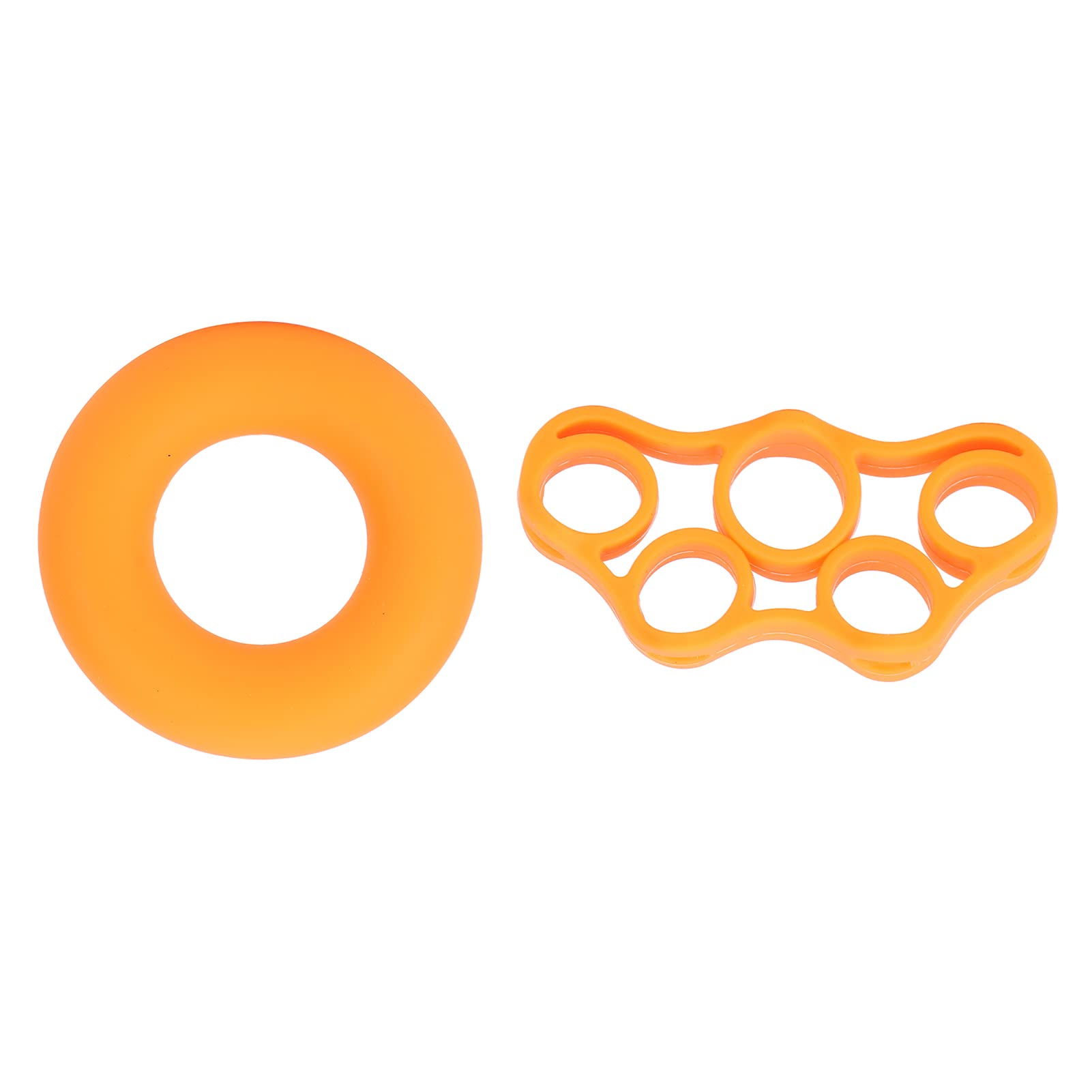 Uxsiya Orange Hand Grip Strengthener Kit - Carpal Tunnel Relief, Finger Recovery & Strength Training for Athletes, Musicians & Office Workers