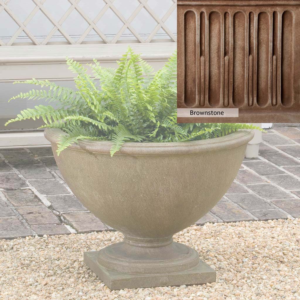 Campania International Williamsburg Basset Hall Urn - Classic Outdoor Garden Planter for Flowers, Plants & Décor | Perfect for Patio, Porch & Landscaping