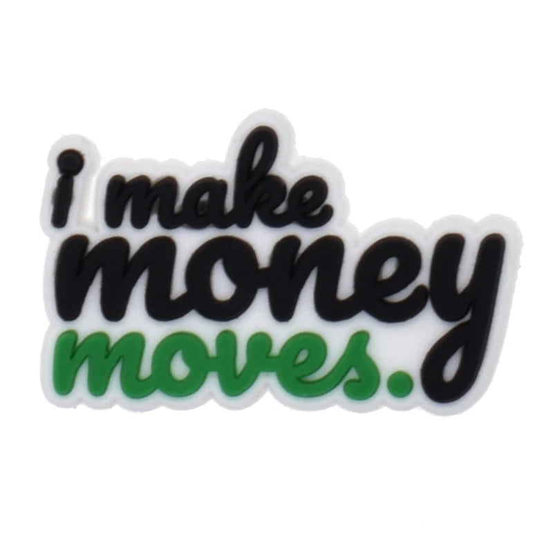 Money Maker Shoe Charms for Crocs - Fashionable Decorations for Women, Men & Kids - Perfect for Sandals, Clogs, Jeans & Shoes - Fun Accessories for Everyday Wear & Special Occasions