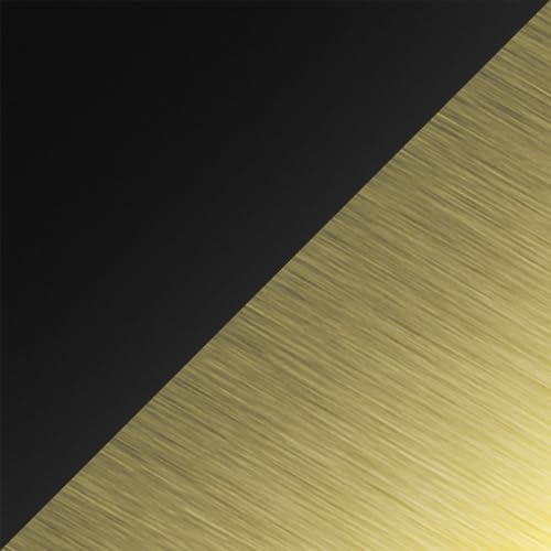 Matte Black Brushed Brass