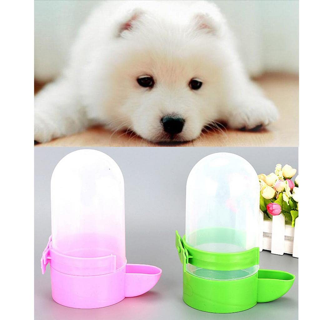 UJEAVETTE® 1000ml Pink Pet Water Fountain - Automatic Drinking Water Dispenser for Cats & Dogs, Perfect for Home, Office, and Travel Use