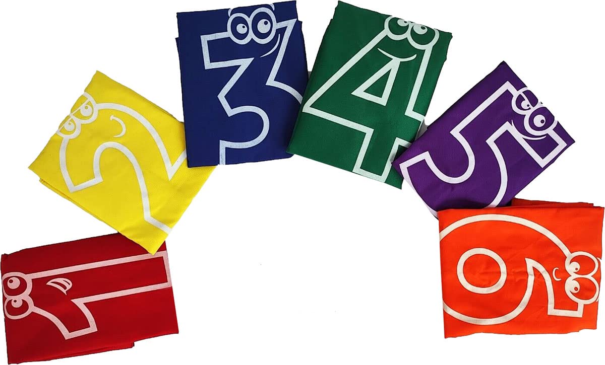 22YardsPro Kids Jumping Sack Race Bags - 6 Piece Set for Outdoor Games, Family Party Activities & Sports Day Events - Perfect for Backyard Fun, School Field Days & Garden Playtime