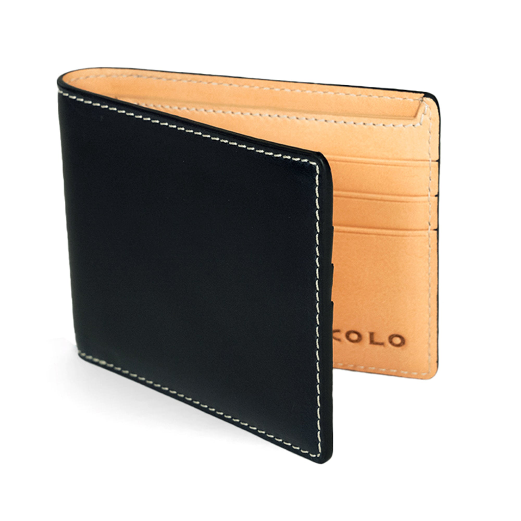 Premium Camden Bi-Fold Leather Wallet for Men - RFID Blocking & Slim Design - Perfect for Everyday Use, Travel, and Business