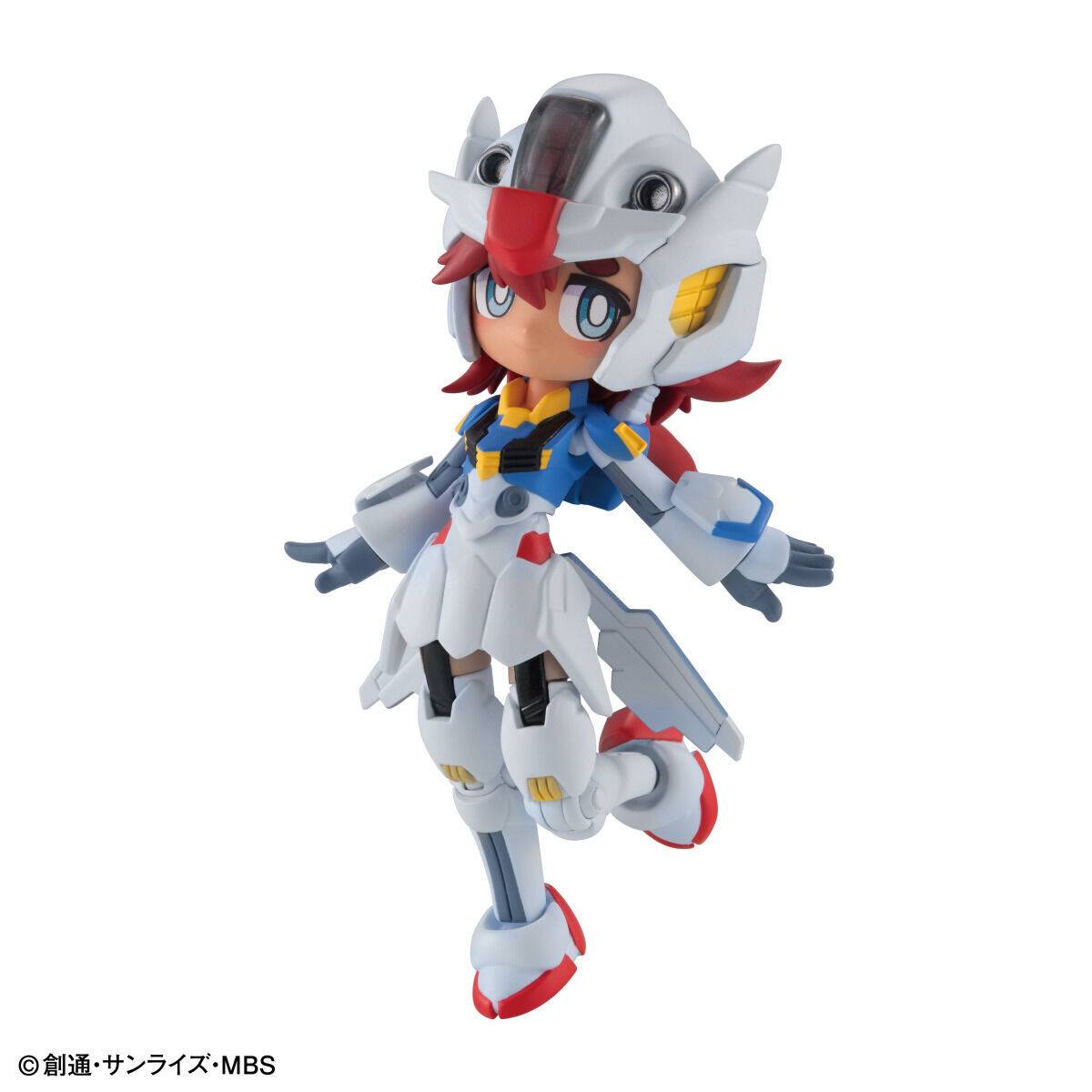 Bandai Shokugan Charamobi Mechagurumi Gundam The Witch From Mercury Suletta Mercury Action Figure - Collectible Anime Model Kit for Display & Gundam Fans