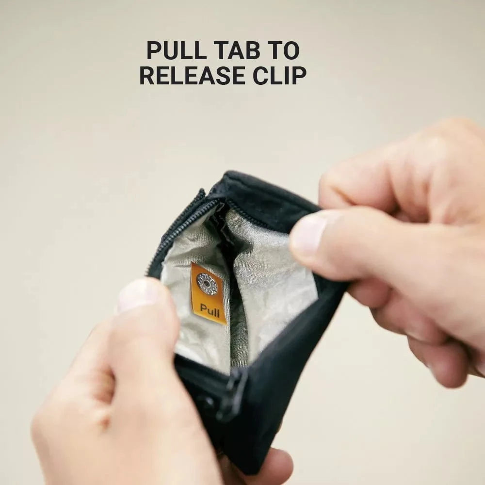 Go Travel RFID Blocking Clip Pouch - Secure Travel Wallet for Passport, Credit Cards & Cash - Perfect for Airports, Hotels & Everyday Use
