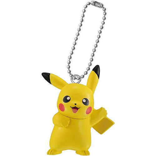 Pokemon Journeys Swing Keychain - Bandai 1.5 Inch Mini Figure Collectible - Perfect for Backpacks, Gifts & Anime Fans