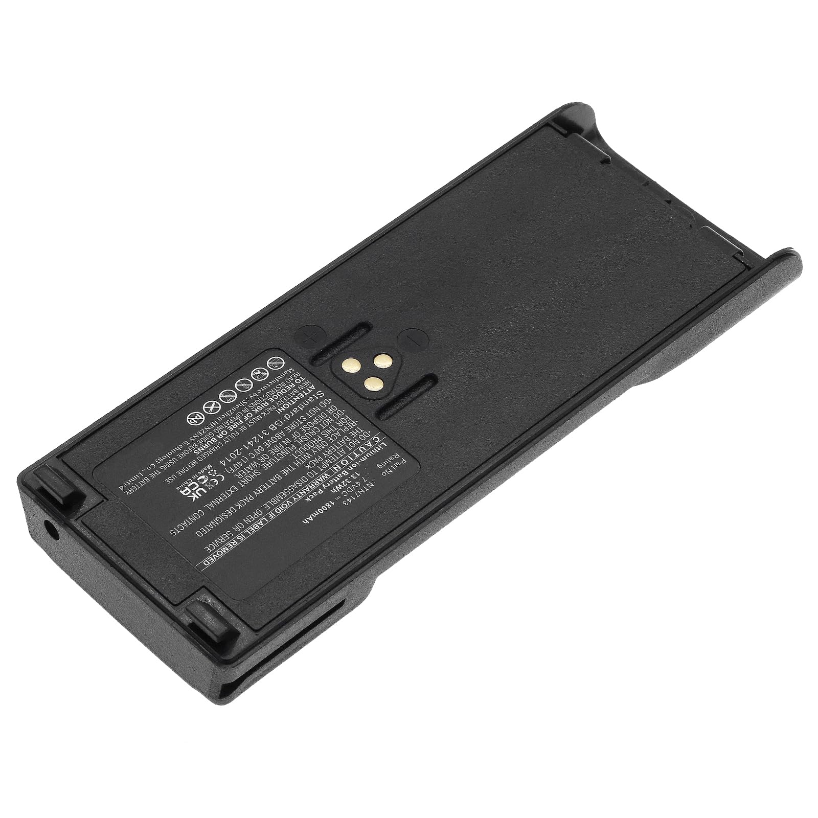 Synergy Digital 2-Way Radio Battery - 1800mAh Li-ion 7.4V High Capacity Replacement for Motorola FuG11b Walkie Talkie | Perfect for Construction, Security & Outdoor Adventures