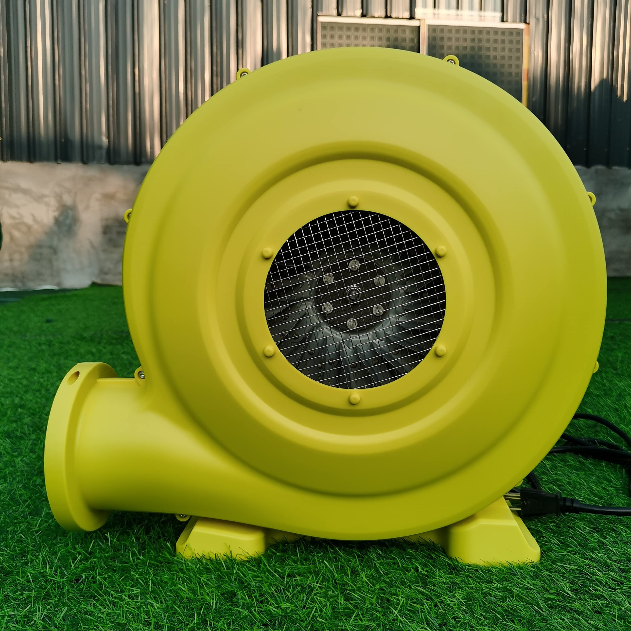 0.6-2HP Powerful Air Blower Fan for Large Inflatable Bounce Houses, Bouncy Castles & Slides - High Performance Bounce House Blower for Parties, Events & Outdoor Play