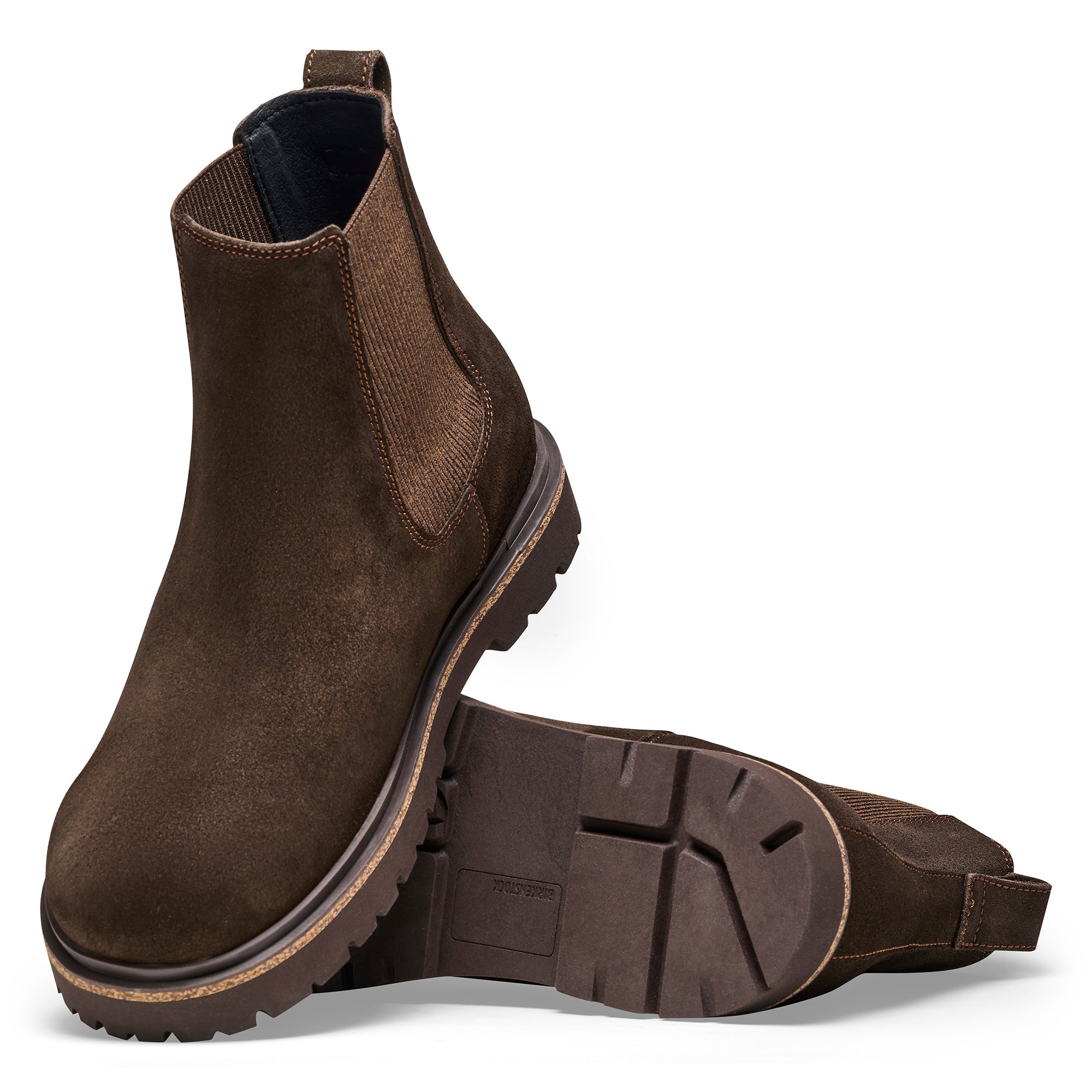 Birkenstock Women's Highwood Slip-On Clogs in Mocha - Comfortable Cork Footbed Sandals for Casual Wear, Home & Outdoor Activities