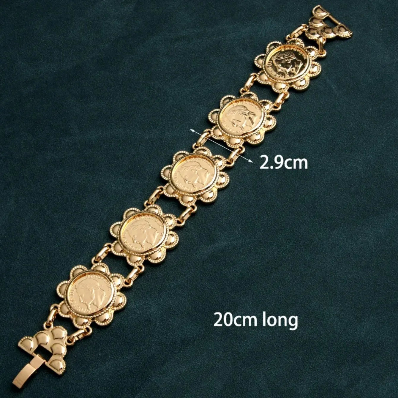 Golden Sun Bracelet for Women - 14K Gold Plated Boho Jewelry - Perfect for Summer, Beach & Festival Outfits