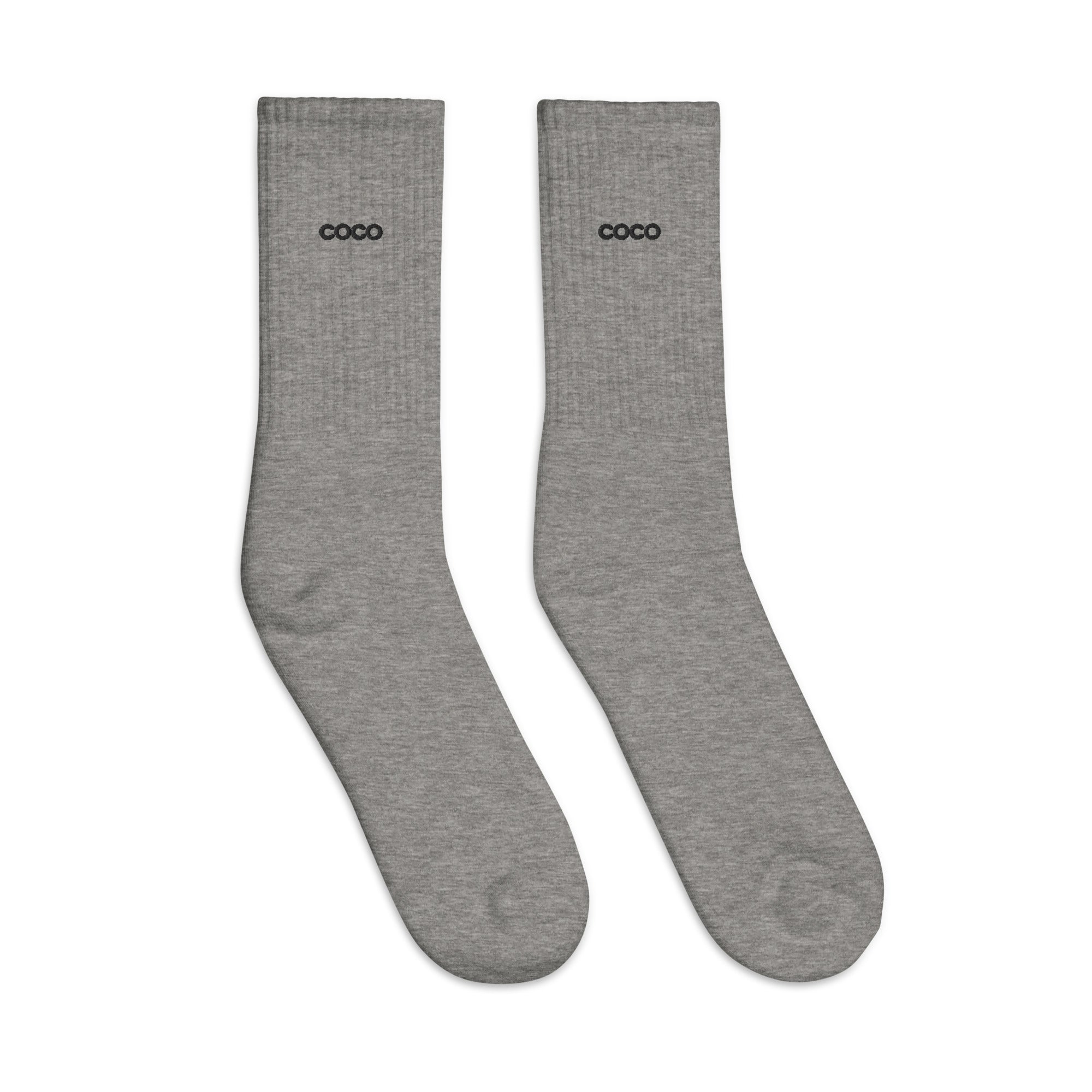 COCO Embroidered Unisex Socks - Soft Cotton Casual Socks for Men & Women - Perfect for Daily Wear, Gifts, and Fashion Outfits