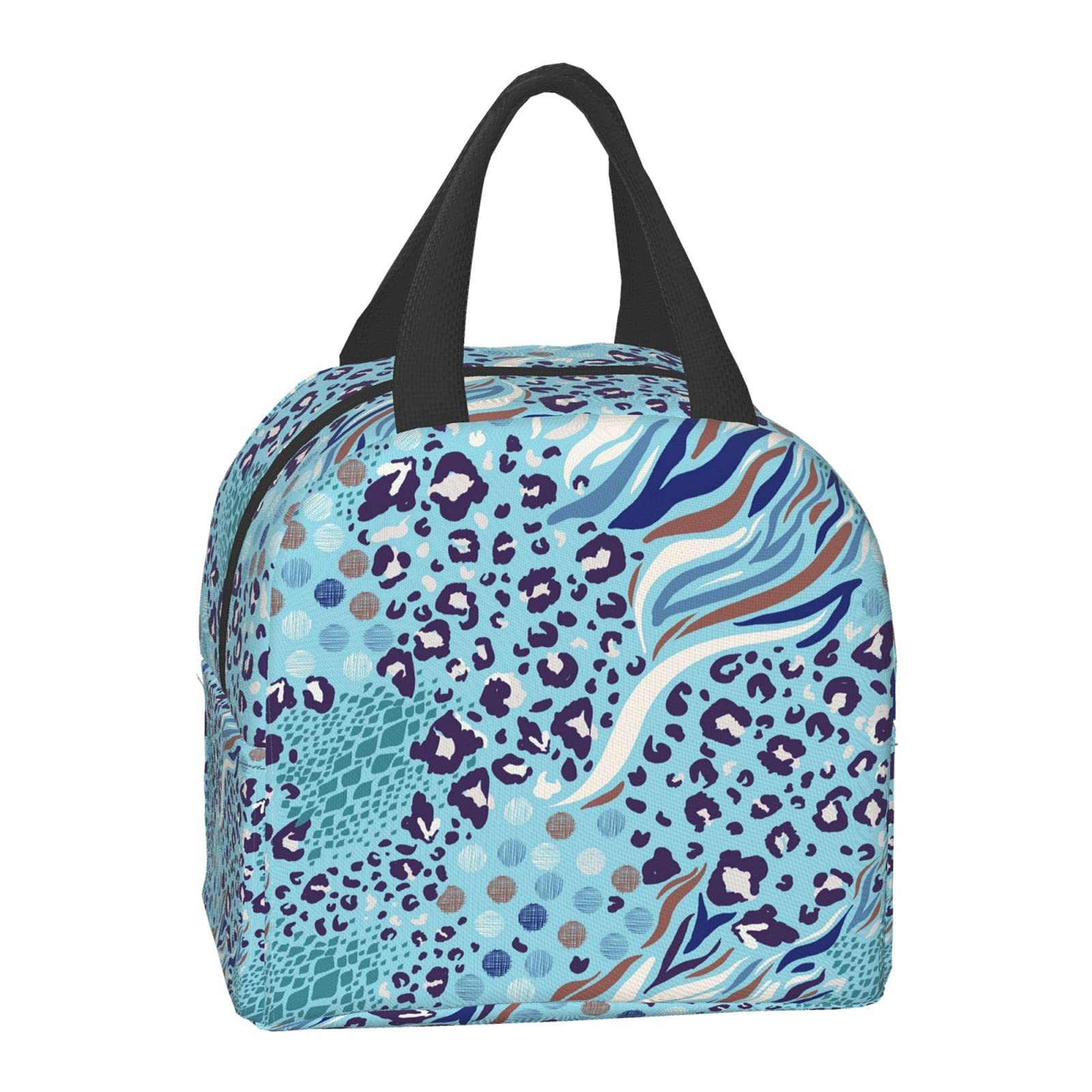 Insulated Animal Skin Lunch Box - Reusable Lunch Tote Bag for Women & Men | Perfect for Office, Camping, Hiking, Picnic, Beach & Travel | Keep Food Fresh On-The-Go
