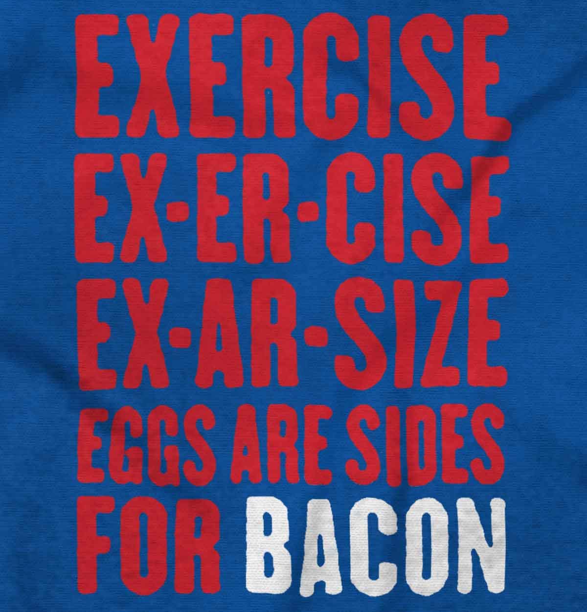 Funny Bacon Eggs Workout Tee for Women - Gym & Casual Wear