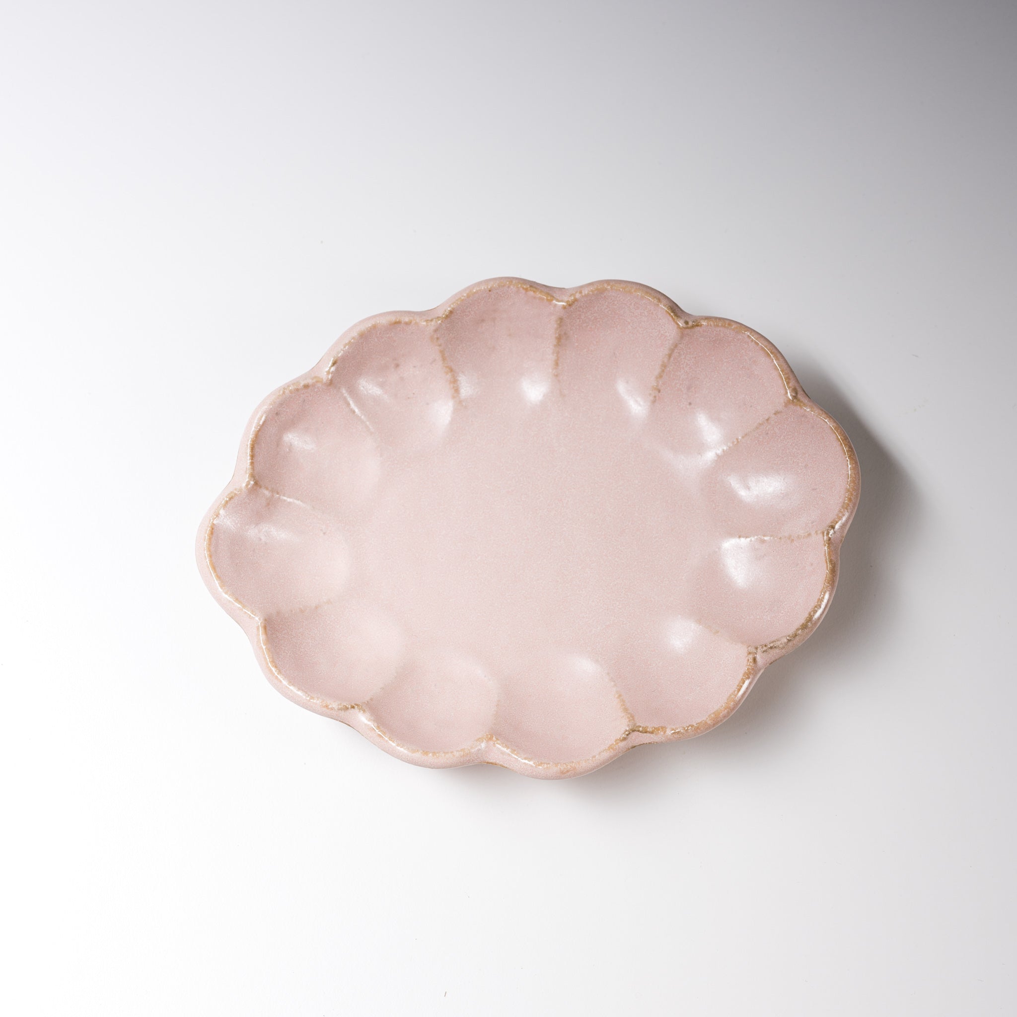 Rinka 18.5cm Oval Ceramic Dinner Plate - Pink | Elegant Tableware for Dining, Parties & Home Decor
