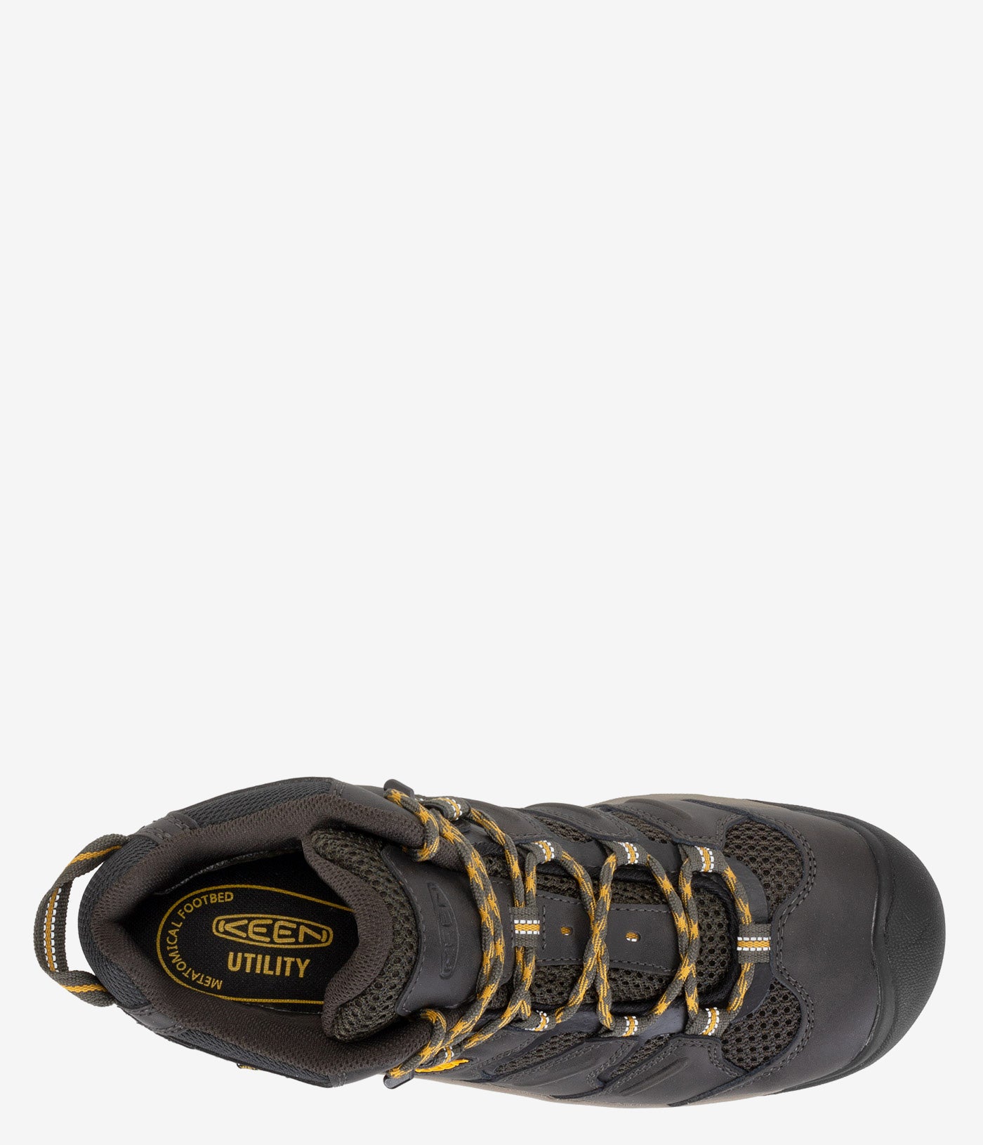 KEEN Utility Lansing Mid Waterproof Safety Toe Hiking Boots for Men - Durable Work Boots for Construction, Outdoor & Industrial Use