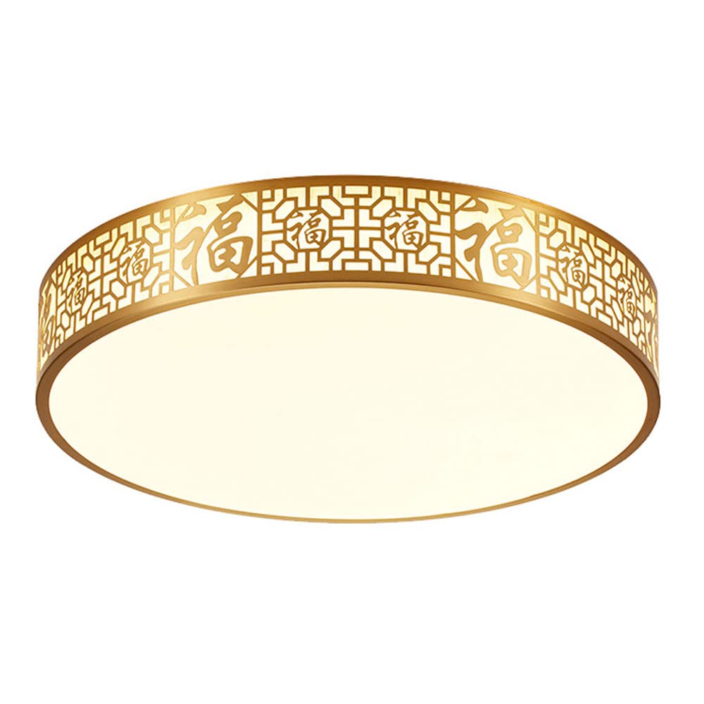 3-Color Dimmable LED Flush Mount Ceiling Light - Modern Round Panel Lighting Fixture for Kitchen, Hallway & Bedroom - Energy Saving, Soft White/Daylight/Warm White Options - Easy Installation Close-to-Ceiling Design