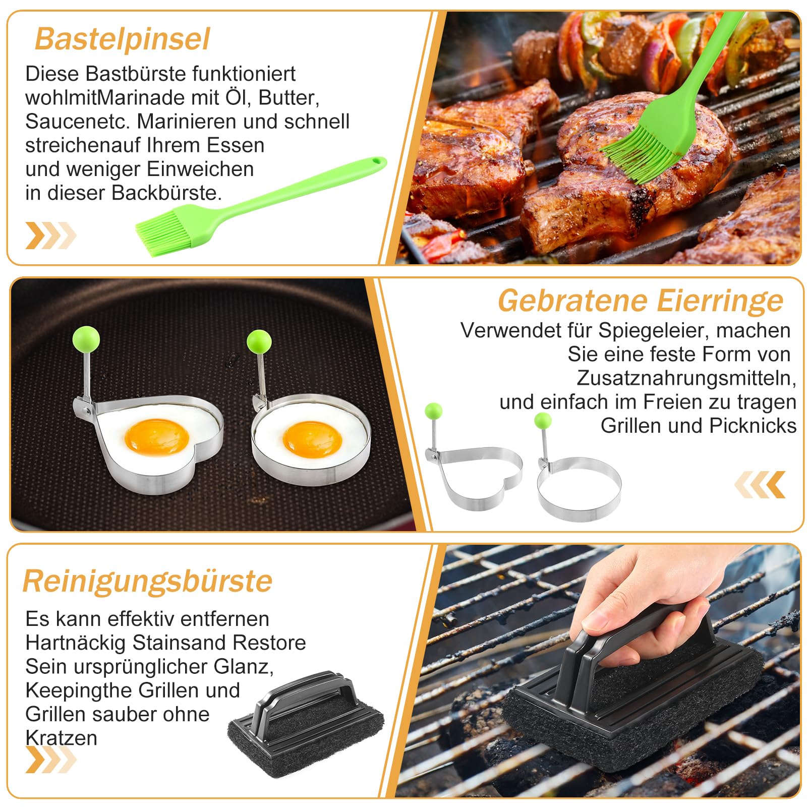 19-Piece Griddle Accessories Kit for Blackstone & Camp Chef - Metal Spatula Set, Burger Press, Basting Cover, Melting Dome, Tongs & Carry Bag - Perfect for Outdoor Grilling, BBQ & Camping Cooking