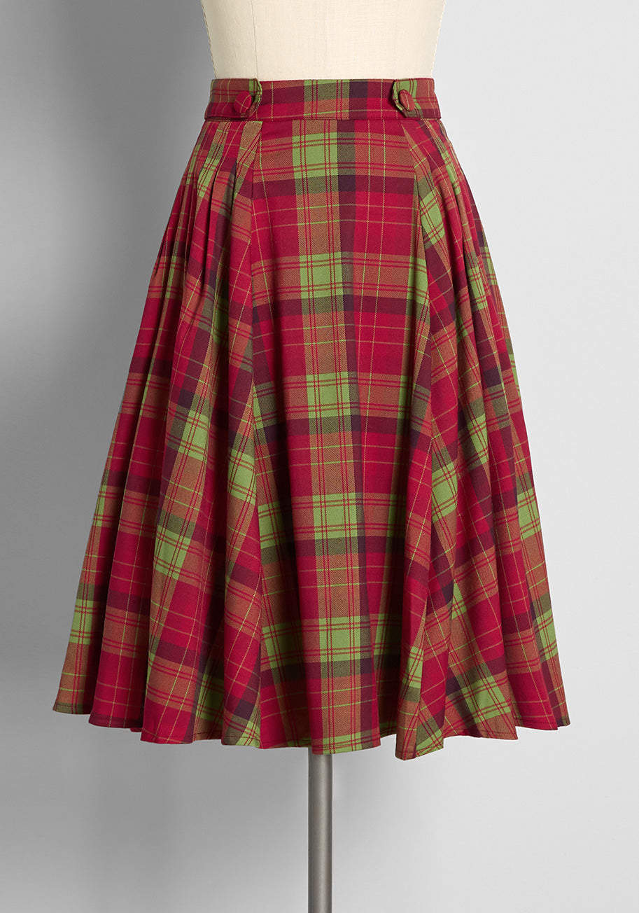 Abundance Of Cheer Swing Skirt - Flowy A-Line Skirt for Women | Perfect for Parties, Dances & Special Occasions