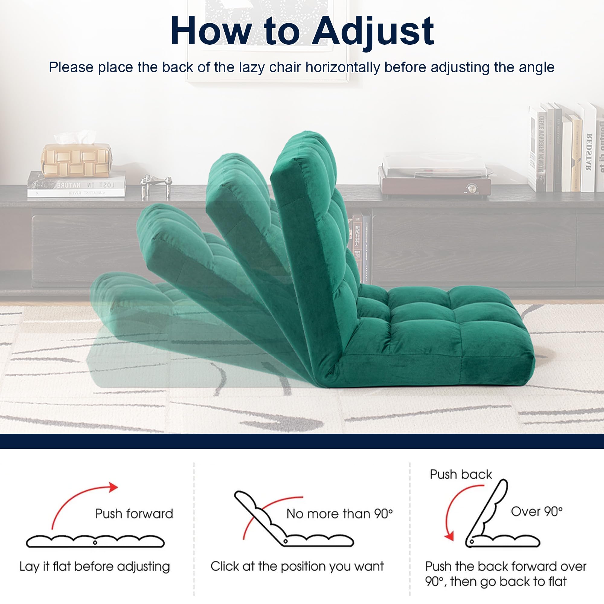 Ergonomic Floor Chair - 24