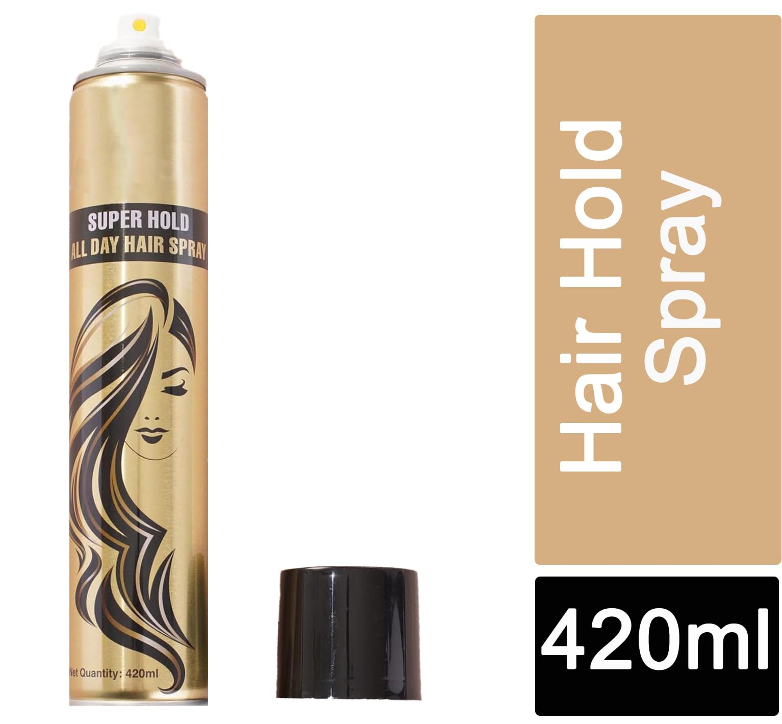 ELIIOUS Super Hold Hair Spray 420ml - Long Lasting Salon Styling Spray for Men & Women | Perfect for Weddings, Parties & Daily Hair Styling