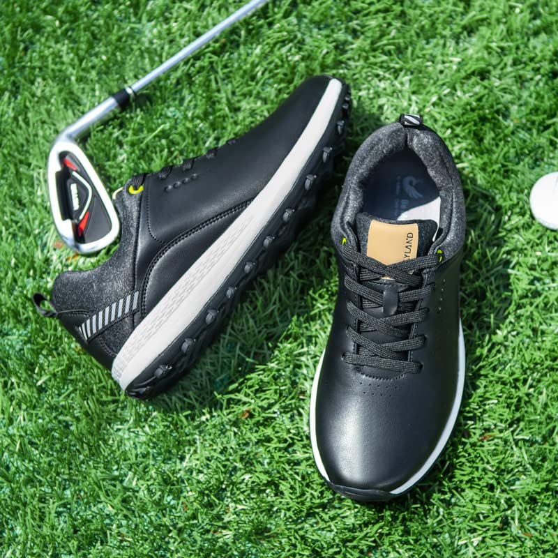 Waterproof Spikeless Golf Shoes for Men - Lightweight Comfortable Training Sneakers for Golf Course & Outdoor Sports