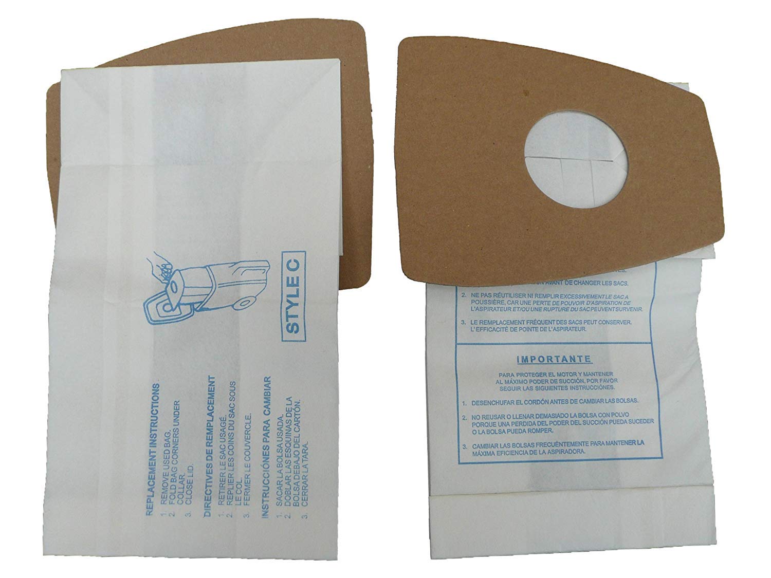 Eureka C Allergy Mighty Might Canister Vacuum Replacement Bags (9 Pack) - Compatible with Part 52318B-6 | HEPA Filtration for Allergen Reduction | Ideal for Pet Hair, Dust & Allergy Sufferers