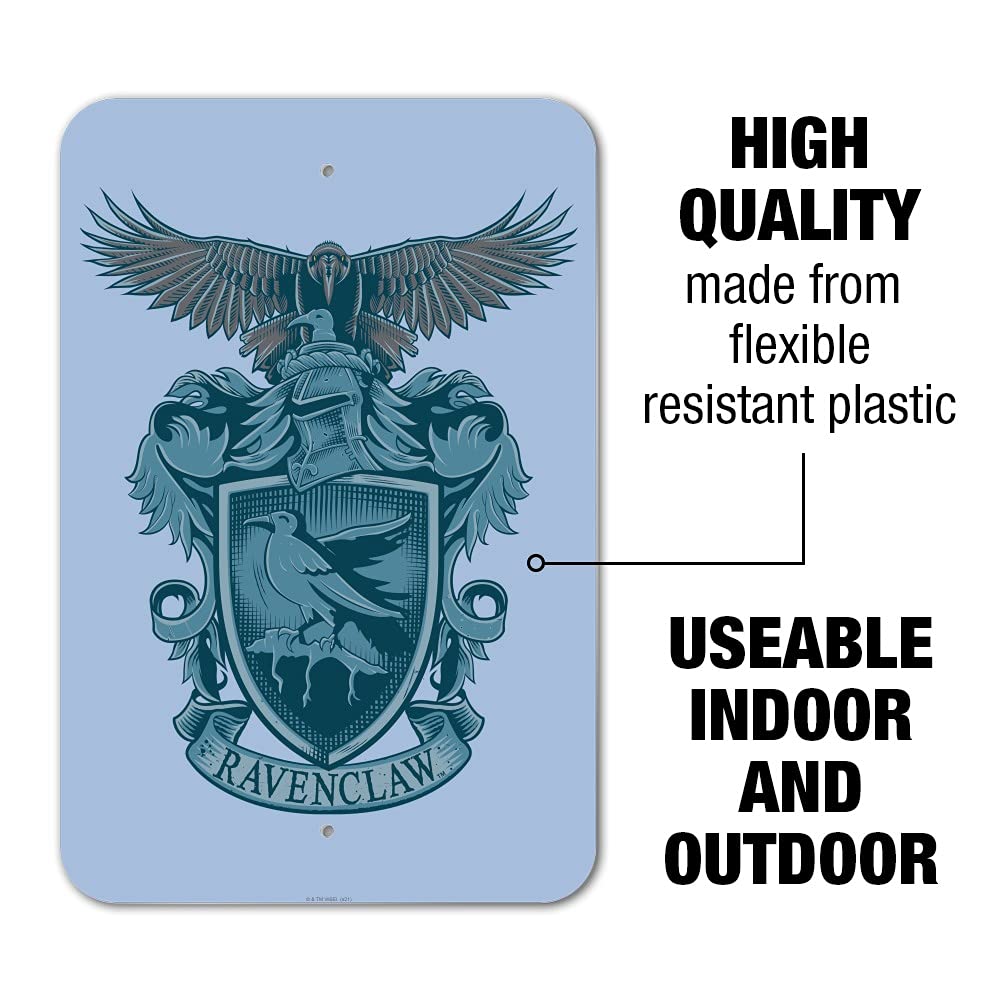 Harry Potter Ravenclaw Crest Wall Decor - Official Licensed Home & Office Sign - Perfect for Fans, Gifts, and Harry Potter Themed Rooms