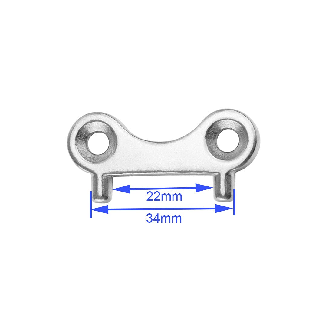 2 Pack Stainless Steel Boat Gas Cap Keys - Marine Fuel & Water Tank Deck Filler Spare Keys for Yachts, Boats, and Watercraft | Perfect for Emergency Fuel Access & Onboard Maintenance