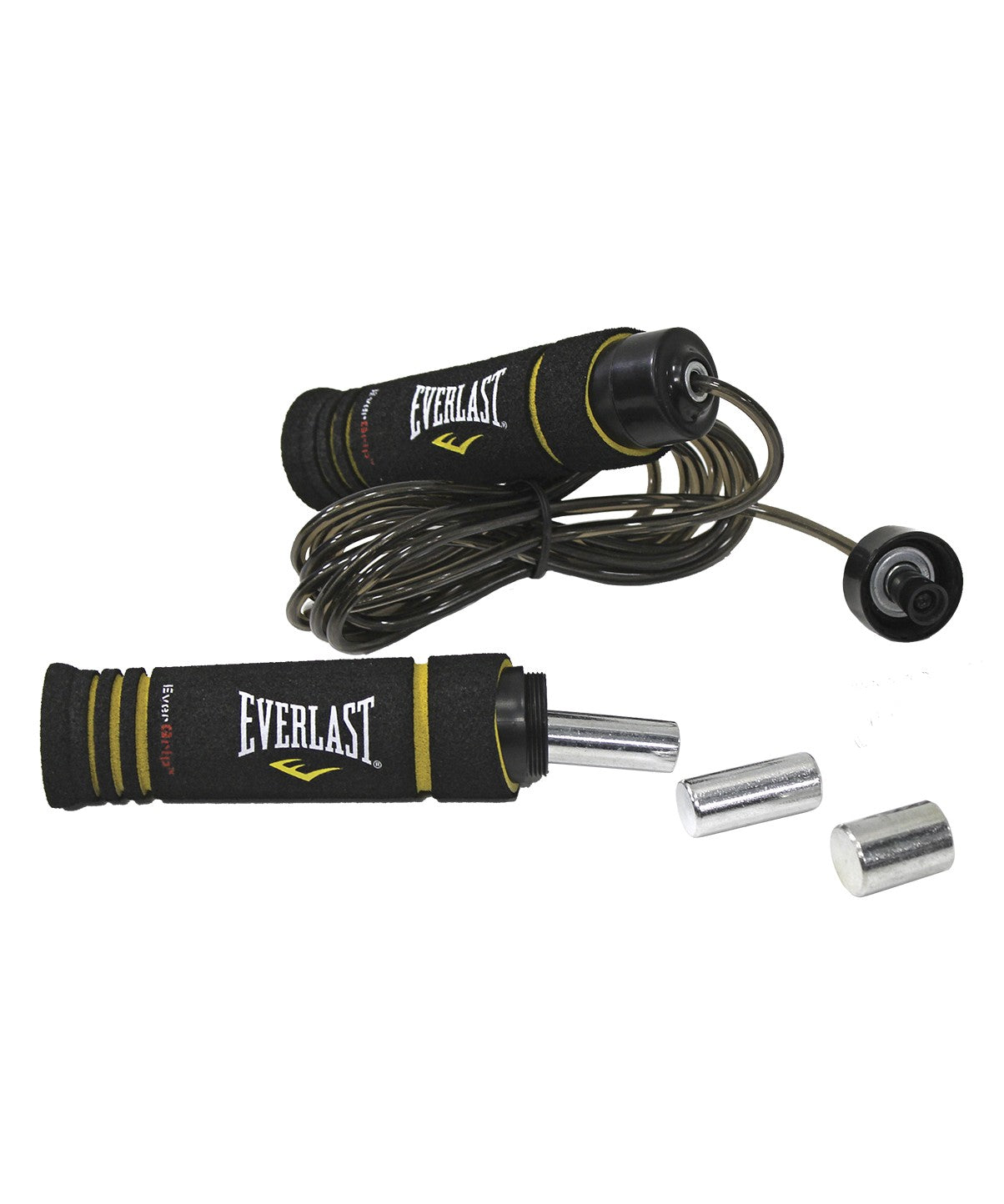 Weighted Jump Rope for Workout - Adjustable Speed Rope with Removable Weights for Cross Training, Boxing, Cardio & Home Fitness - Perfect for HIIT, Strength Training & Fat Burning
