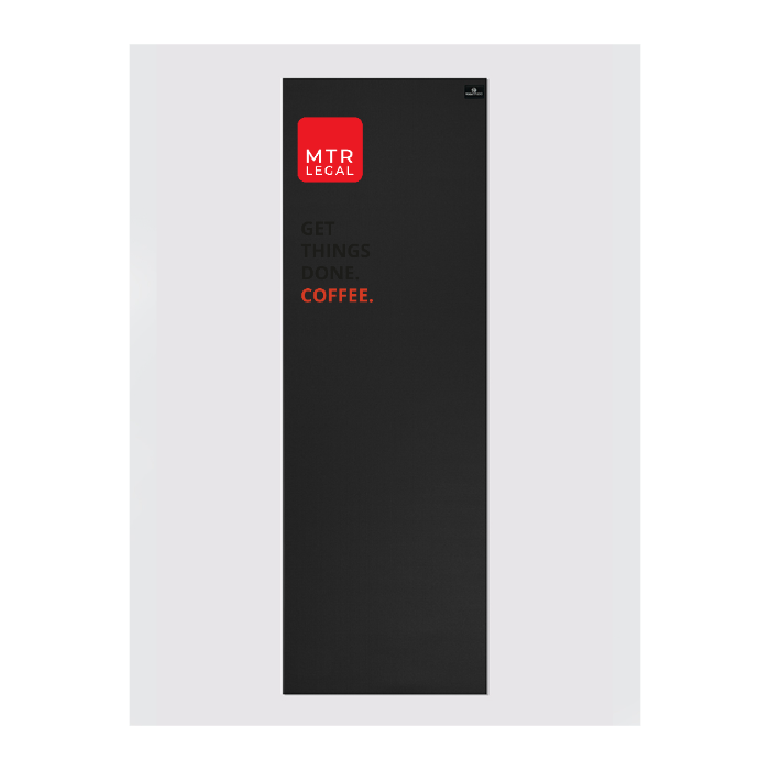 Custom Personalized Yoga Mat 6mm Thick Non-Slip Eco-Friendly with Unique Design - Perfect for Home Workouts, Studio Classes & Meditation Practice - Black