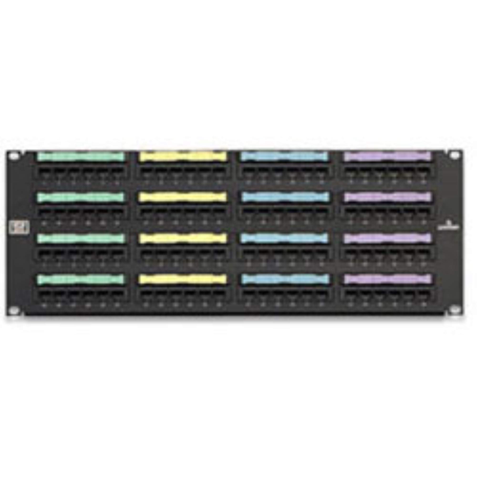 Leviton Universal Gigamax 5e Patch Panel (5G596-U96) - 96 Port Cat5e Network Rack Mount Panel for High-Speed Data Centers, Server Rooms & Office Networks