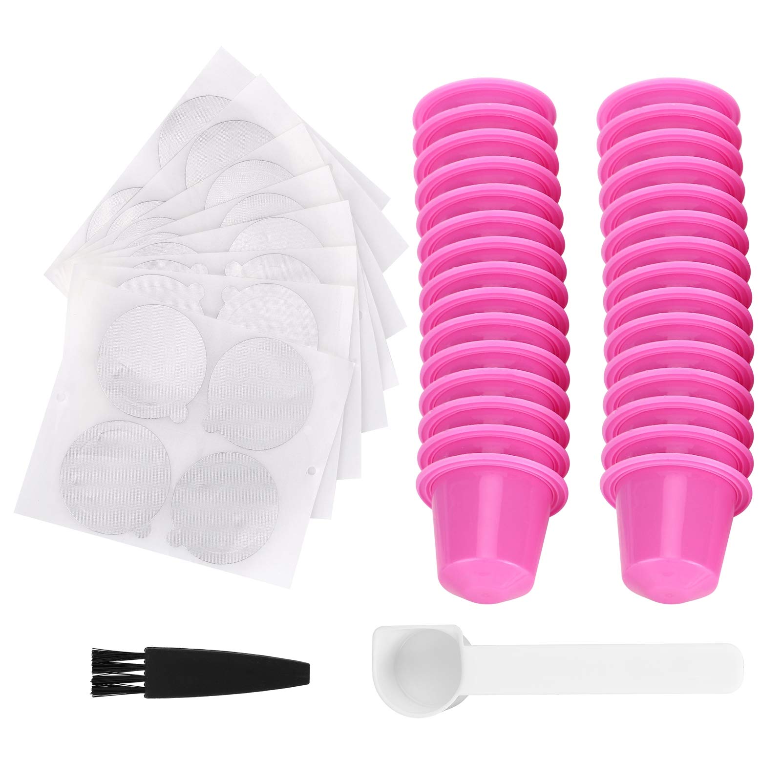 Eco-Friendly Coffee Pod Filter Cup - Reusable Coffee Capsule for Nespresso & Keurig Machines, Perfect for Home, Kitchen, Office & Coffee Shops (Pink) | Sustainable Brewing Solution for Daily Coffee Lovers