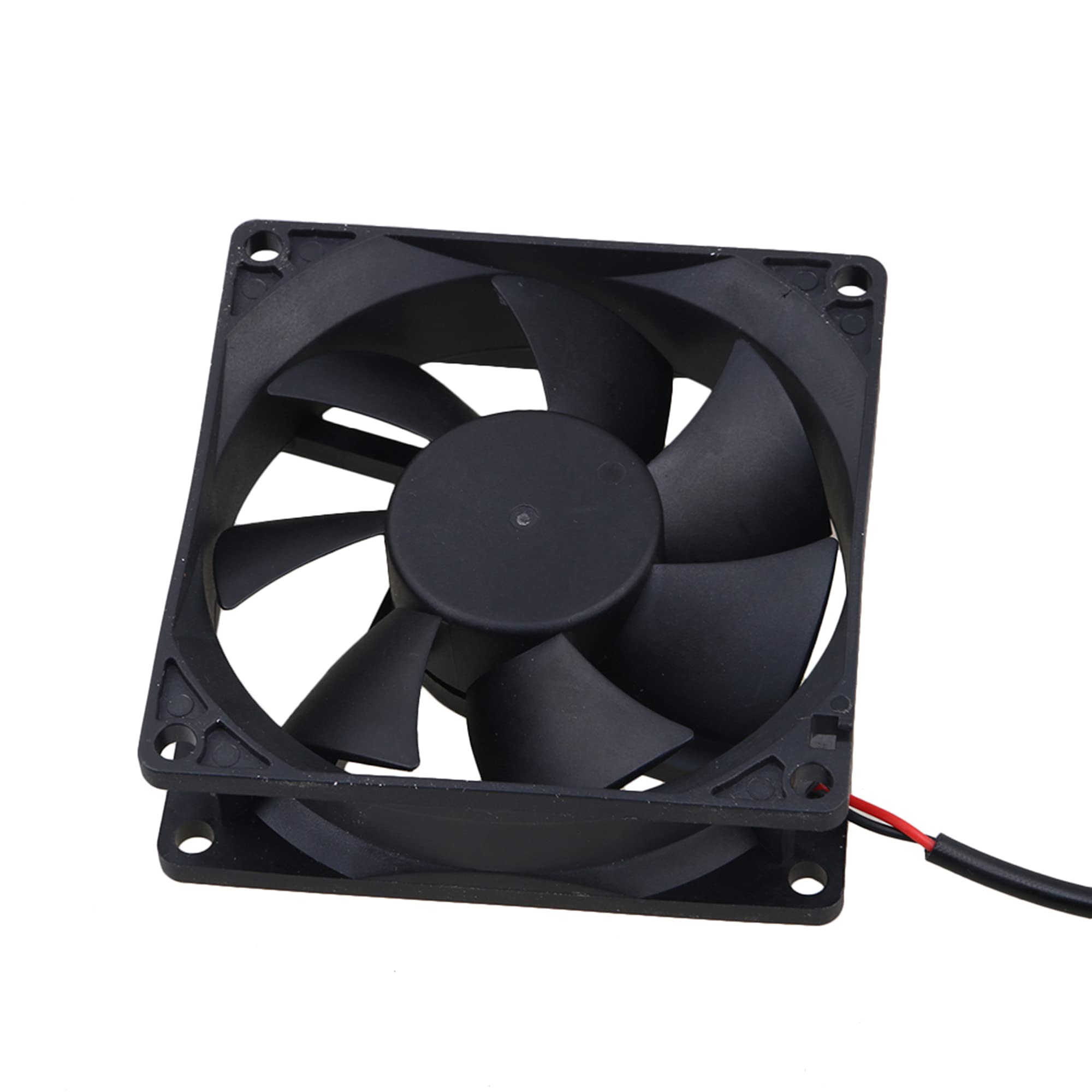 RDEXP 5V USB Black Silent Cooling Fan - Ultra Quiet PC Case & CPU Cooler with USB Power for Desktop, Gaming PC, and Home Office Use