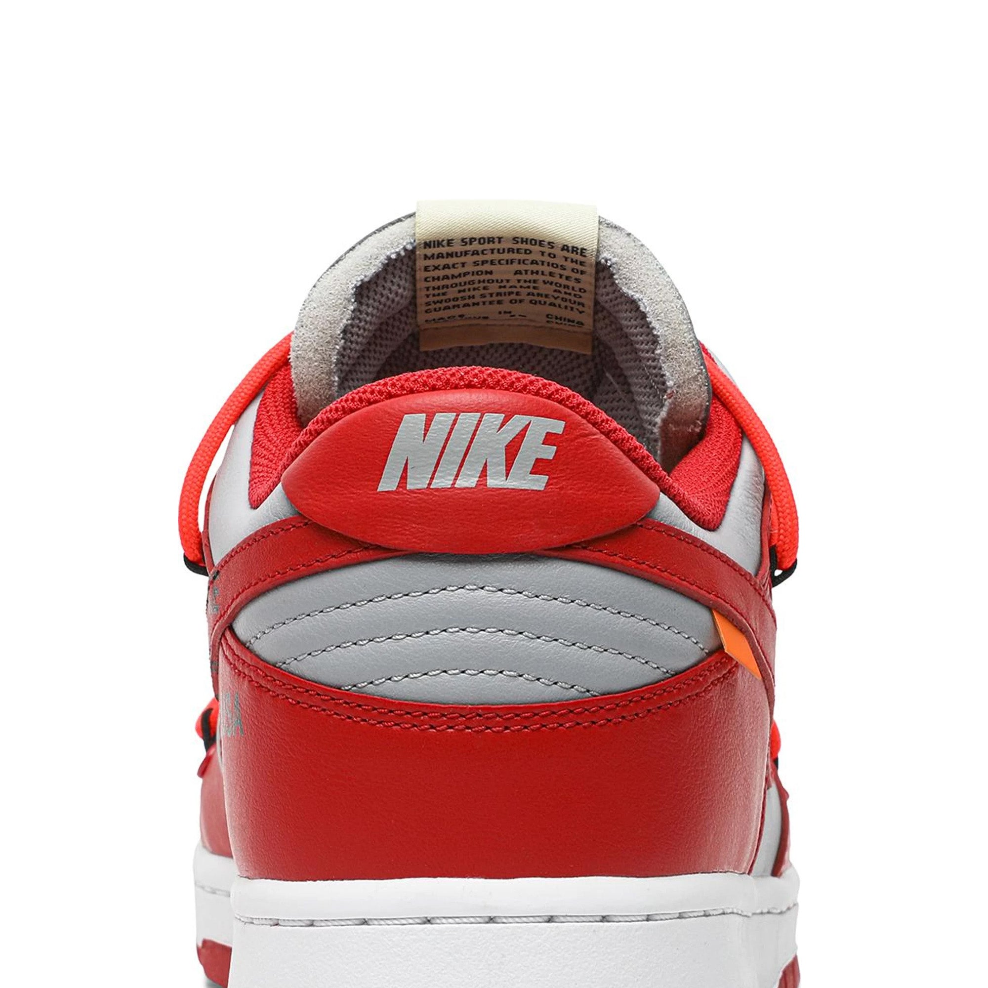 Nike Dunk Low x Off-White University Red Sneakers - Limited Edition Men's & Women's Shoes for Streetwear & Casual Fashion