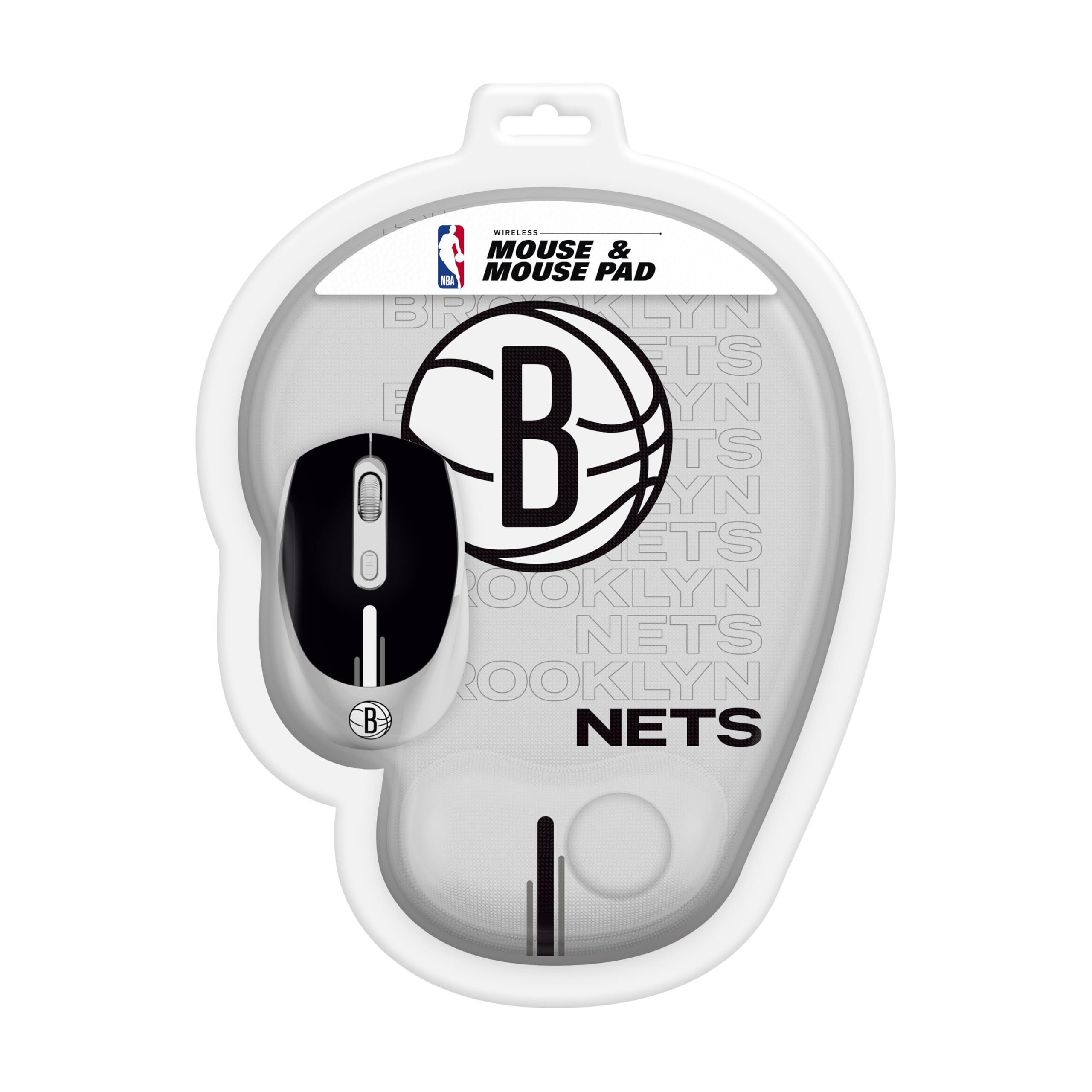 SOAR NBA Wireless Gaming Mouse with RGB Lighting & Large Mouse Pad - Compatible with PC, Laptop, Mac - Perfect for Basketball Fans, Gamers & Office Work