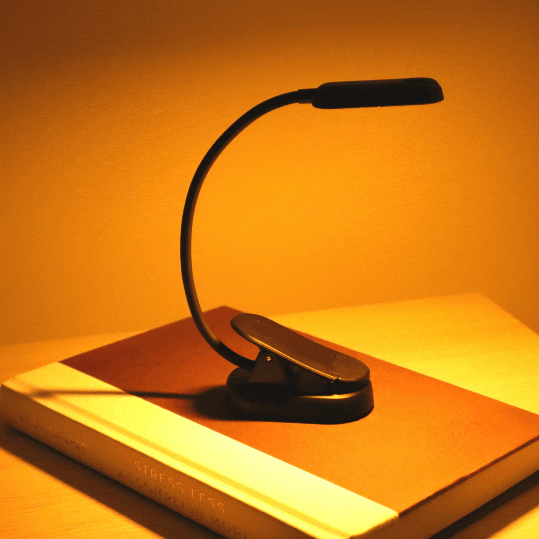 Blue Light Blocking Book Light with 3 Adjustable Modes - Perfect for Night Reading, Studying & Bedtime Use