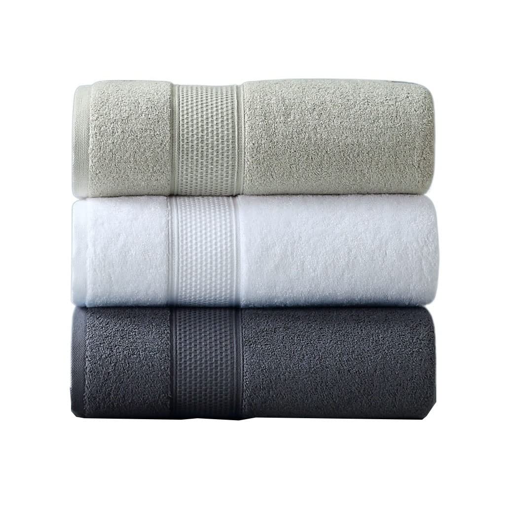 PAIZME Premium Cotton Hotel Towels - Soft, Absorbent & Thick Bath, Face & Hair Towels for Home, Spa & Travel Use