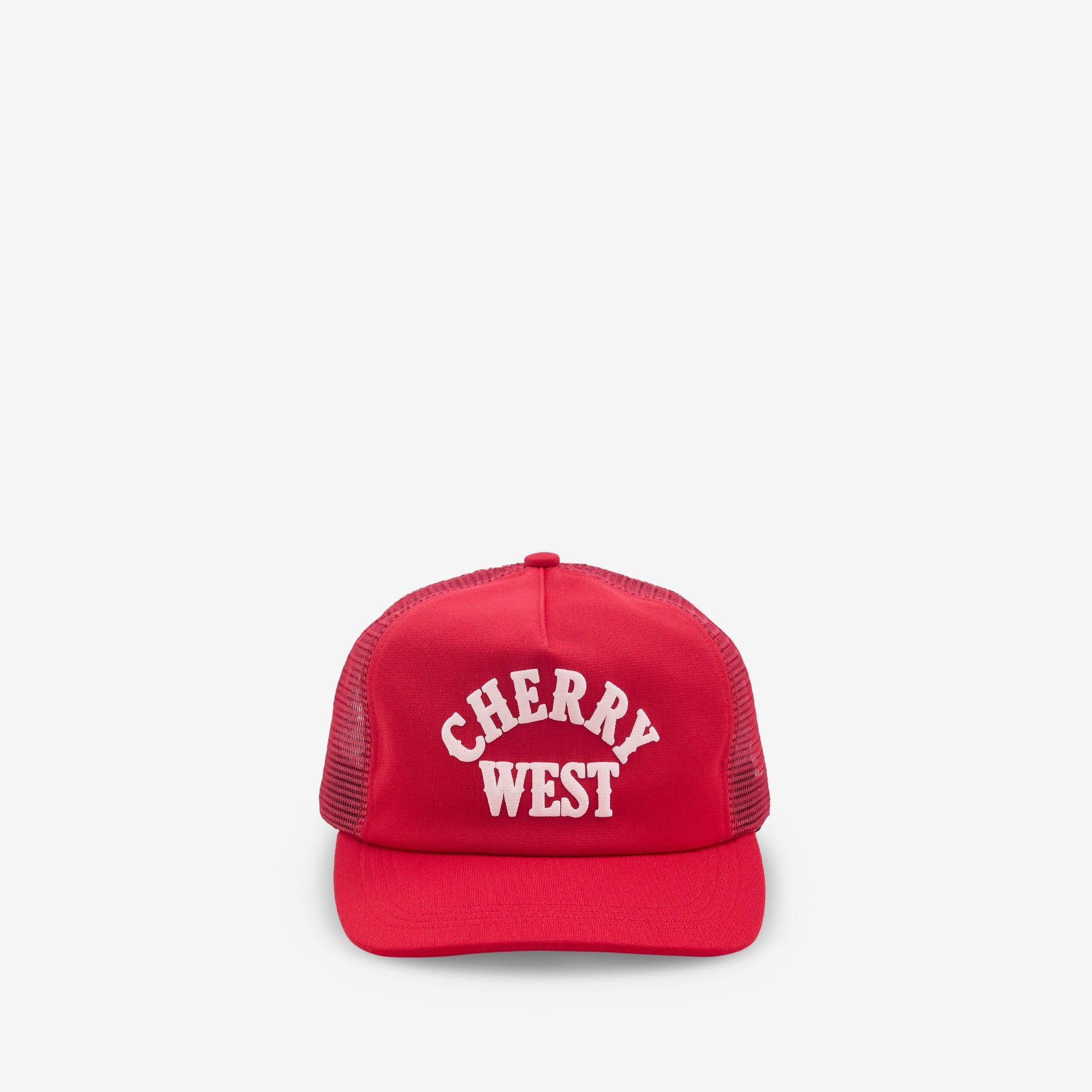 Cherry Red Mesh Trucker Hat for Men & Women - Breathable & Stylish Baseball Cap for Outdoor Activities, Sports, and Casual Wear