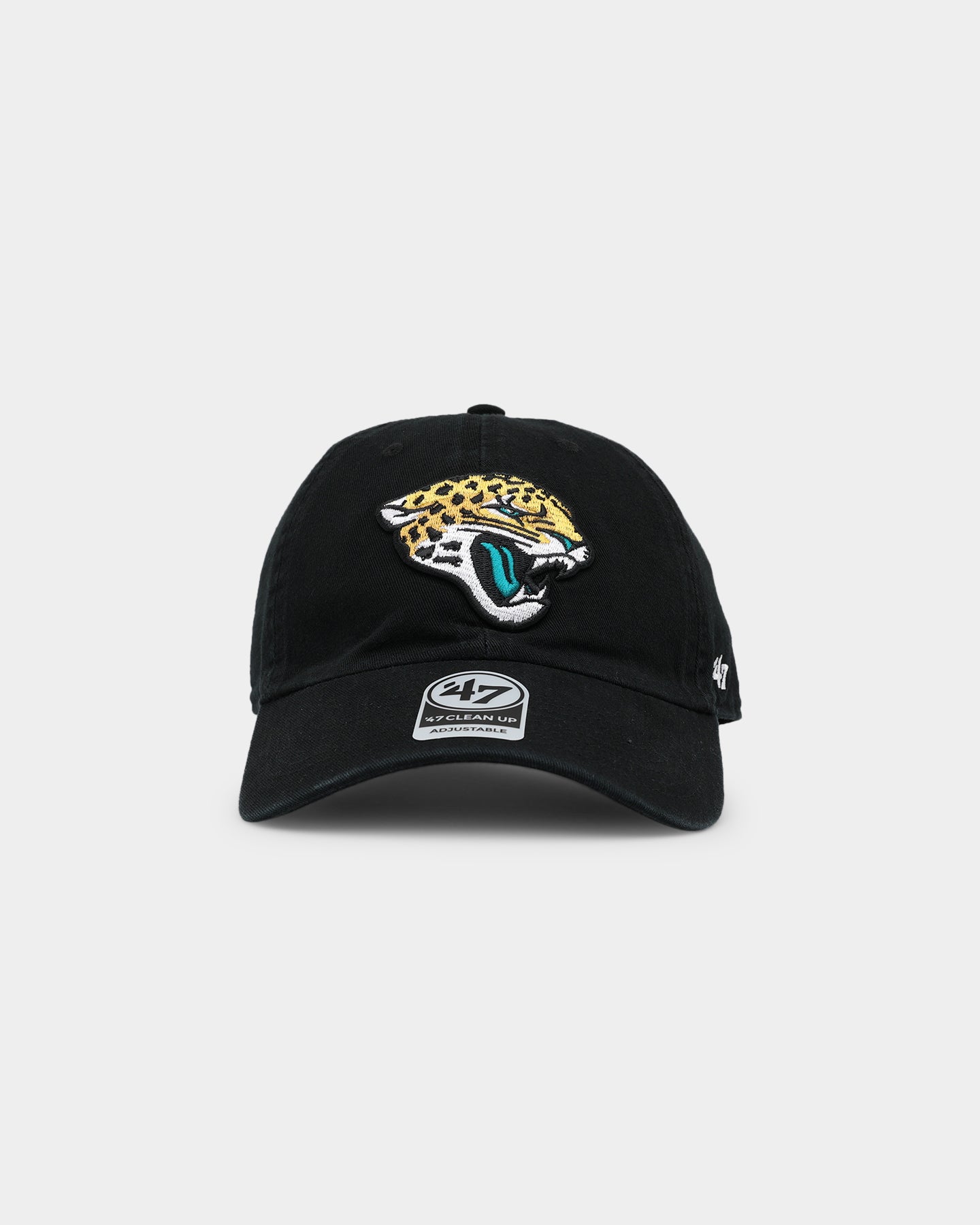 47 Brand Kids' Jacksonville Jaguars 47 Clean Up Adjustable Strapback Cap - Black NFL Football Hat for Boys & Girls - Perfect for Game Day, School & Outdoor Activities