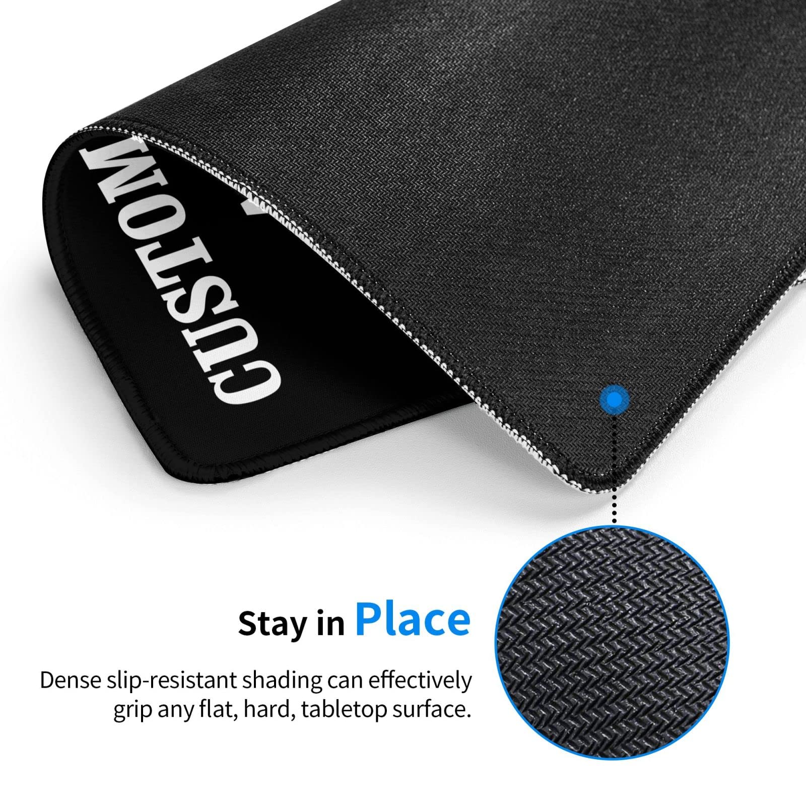 Custom Photo Mouse Pad - Personalized with Your Picture, Text & Logo - 7 x 8.6 Inch Office & Gaming Mouse Mat - Perfect for Work, Gaming & Home Computer Setup