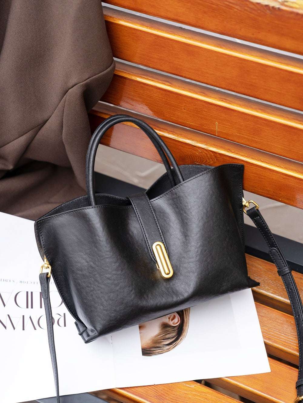 Stylish Genuine Leather Handbag for Women - Trendy Crossbody & Shoulder Bag - Perfect for Work, Travel & Everyday Use