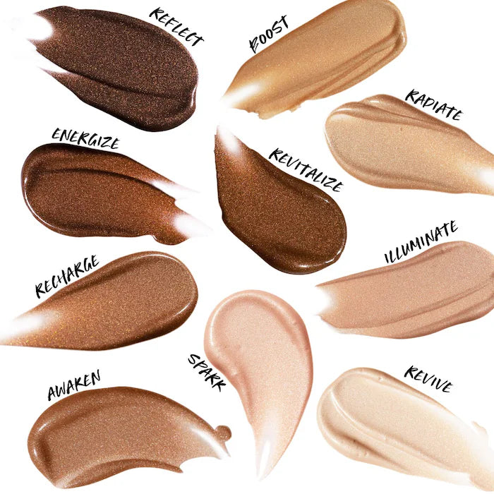 Kosas Glow I.V. Vitamin Infused Illuminator - Hydrating Face Highlighter for Dewy Makeup Look | Perfect for Daily Wear & Special Occasions