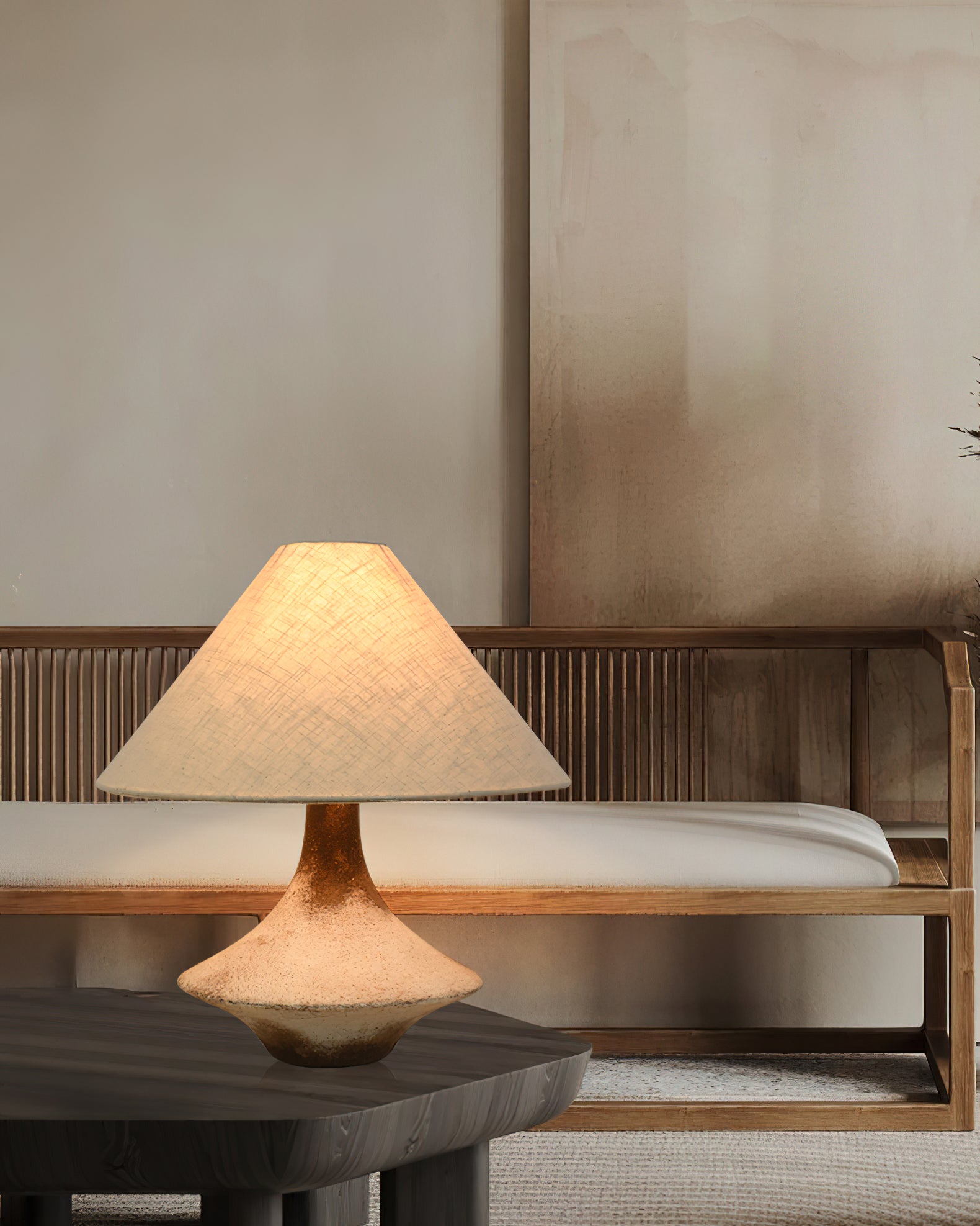 Napa Valley Table Lamp - Modern LED Bedside Lamp with USB Port, Adjustable Brightness for Bedroom, Living Room, and Office Decor